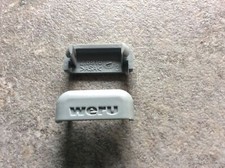 20 St. Wasserschlitzkappen Entwässerungskappen Weru Fenster, Farbe: Fenstergrau,