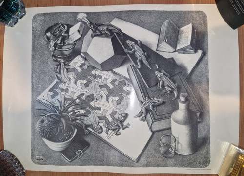 Vintage 1943 escher - c,