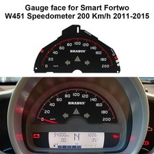 Ziffernblatt für Smart Fortwo W451 Tachometer, Drehzahlmesser und Uhr (200 km/h)