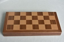 Schach Backgammon Dame magnetisch medium Holz Intarsien Philos Muster 2