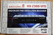 Zehnder HX-2200 Sat Receiver HD mit Aufnahmefunktion, Full HD, AAC-LC, PVR, HDMI