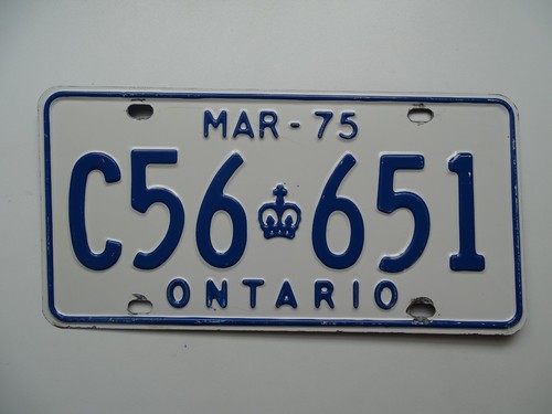 Org kanada nummernschild - org.,