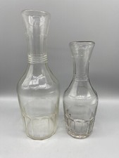 ZWEI ANTIKE GLAS FLASCHEN 1l