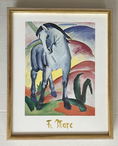 Blaues pferd von franz marc - blaues,