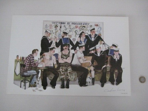 Signierter druck von andrew - druck,