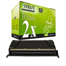 2x ECO Patrone SCHWARZ f�r Lexmark C-746-DTN