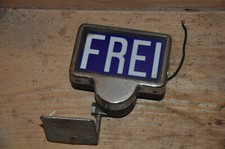 Altes Taxi-Dachschild,Frei,50er Jahre,Oldtimer,Automobil,Vintage,Retro,Original