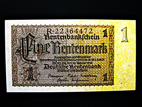 Rentenbankschein rentenmark - 1,