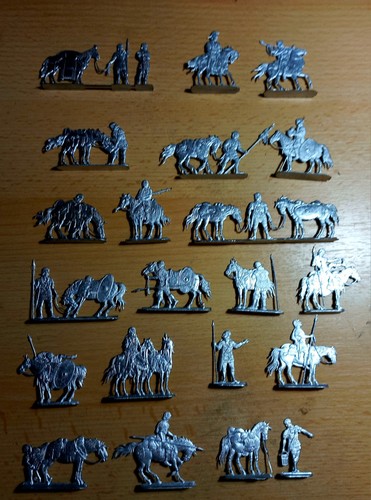 Zinnfiguren flach