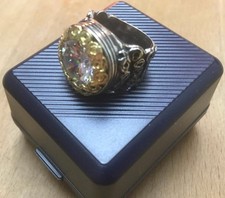 NEU WOW ! ECHTSCHMUCK RING 925er-STERLING SILBER TEIL-VERGOLDET 15 HEINE *030284