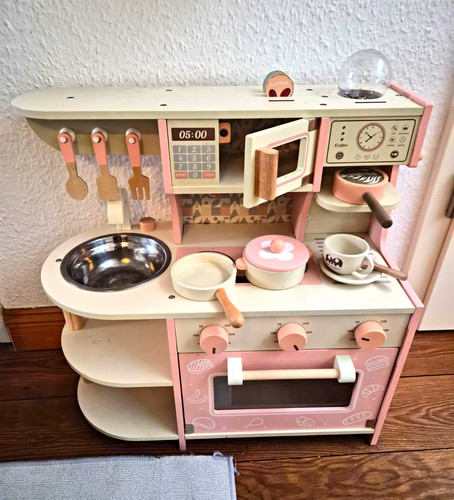 Spielküche holz rosa weiß - spielküche, rosa/weiß