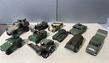Corgi Siku Maisto Konvolut 11xMilitär Fahrzeuge verschiedener Herstellungsjahre