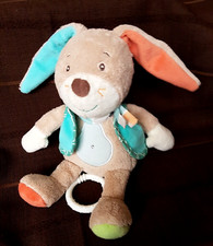 Topomini Spieluhr ? HASE mit türkiser WESTE ? ♫ s.Video...♫ TOP