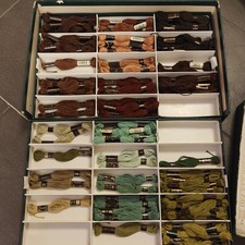 118 x Anchor / MEZ Stickgarn / Perlgarn Konvolut in OVP / Neu/ Stärke 3