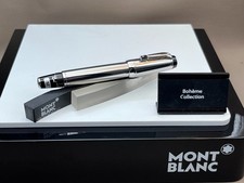 MONTBLANC Boheme Steel Noir Füller - Feder M im Full Set Top gebrauchter Zustand