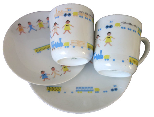 Kindergedeck geschirr 4tlg - kindergedeck,