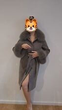 Mantel mit Naturfell Gr.38  made in Italy