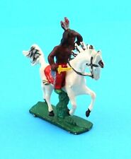 Plaho Pferd und spähender Indianer mit Messer DDR