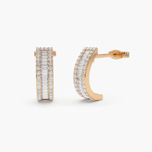 Damen diamant ohrringe 585 - damen,