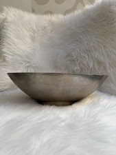 Deko Schale Metall Silber