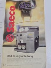 Bedienungsanleitung für Saeco Royal Digital Kaffeevollautomat – Original