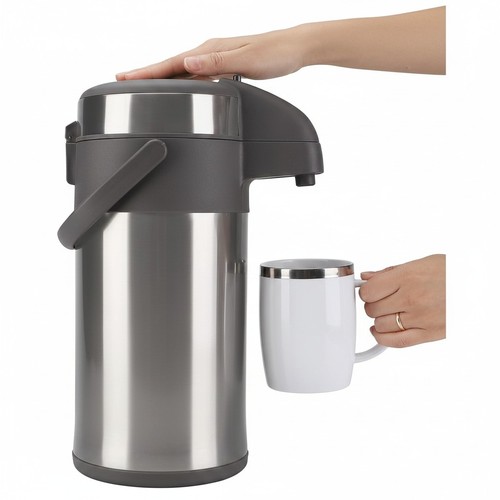 Kaffeekanne edelstahl - edelstahl, 4l