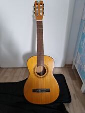 Gitarre gebraucht mit Schutztasche 86 cm lang mit Hülle/ Tasche und Noten 