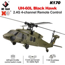 Wltoys K170 UH-60L Black Hawk 4CH 6-Achsen Gyro Flugzeuge RC RTF Hubschrauber
