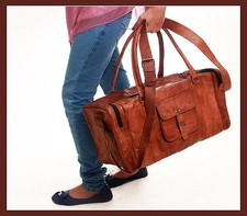 Neu Groß Herren Leder Vintage