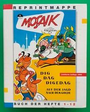 WIPA Mosaik Digedags Reprintmappe Nr. 1 leer nur Karton