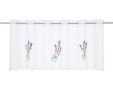 Scheibengardine Lavendel lila 45x115 cm