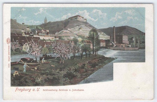 Ansichtskarte freyburg d - ansichtskarte, a.d