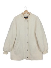 STUDIOAR Fleecejacke Damen Jacke Gr. DE 36 weiß Casual-Look