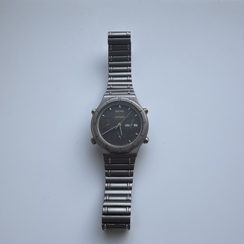 Seiko 7a38 7130 titanium - seiko,
