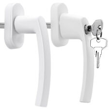 FENSTERGRIFF Aluminium Griffolive Fenstergriffe abschließbar MASSIV WEISS