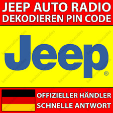 ✅JEEP RADIO DEKODIEREN PIN
