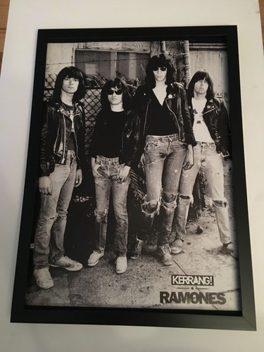 Ramones framed picture - ramones-a4,