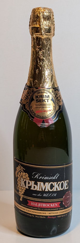 Vintage krimskoye krimsekt - "krimskoye",