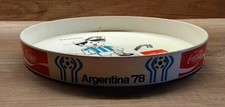 Coca Cola Tablett WM- Argentina 78 Fussball-Weltmeisterschaft Argentinien 1978 