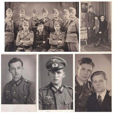 5 Originalfotos WW2 Soldaten Familienabschied Kummerzug 1941 Wehrmacht Rare