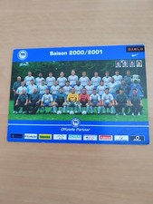 Hertha BSC Berlin Autogrammkarten 2000/2001