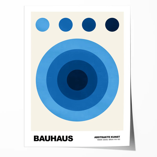 Poster bauhaus abstrakte - poster,