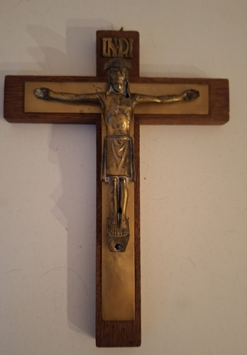 Vintage kruzifix wandkreuz - vintage,