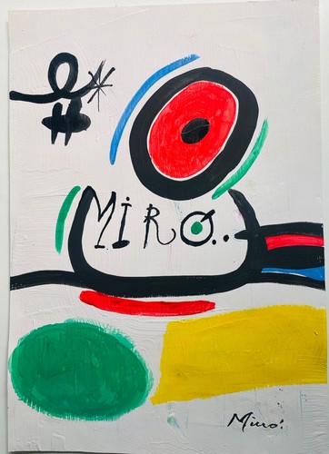 Joan miro original gemälde - miro,