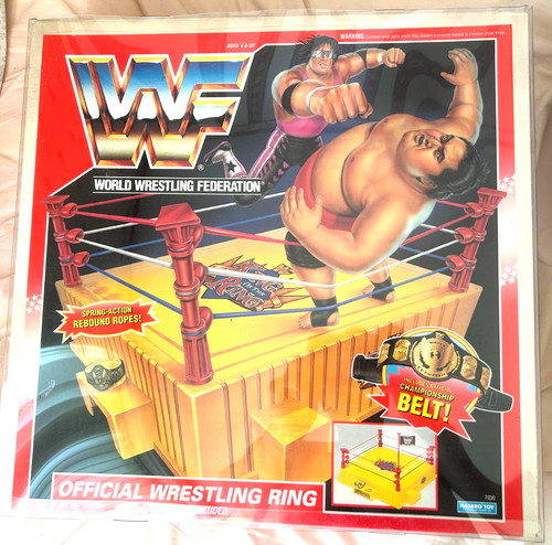 Wwf hasbro yellow ring king - ring, of