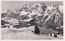 Postkarte -  Krummholz-Hütte mit Dachstein (46)