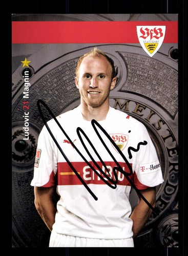Ludovic magnin autogrammkarte - ludovic,