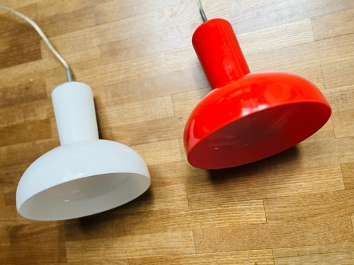 Glas pendelleuchten rot - •,
