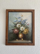 Blumenstillleben – Öl auf