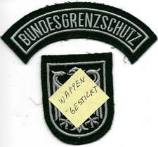 Bgs polizei teilig 80er - polizei, 2-teilig